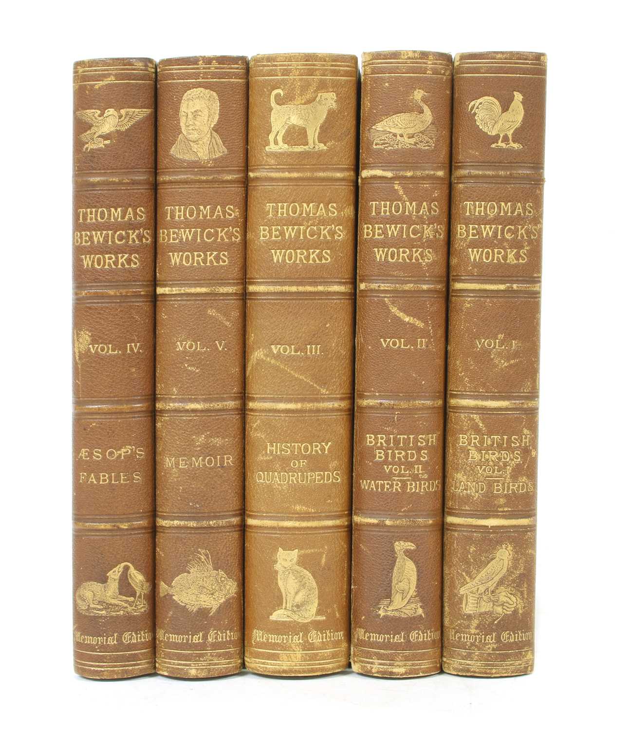 BEWICK, Thomas: The Works, in 5 volumes.