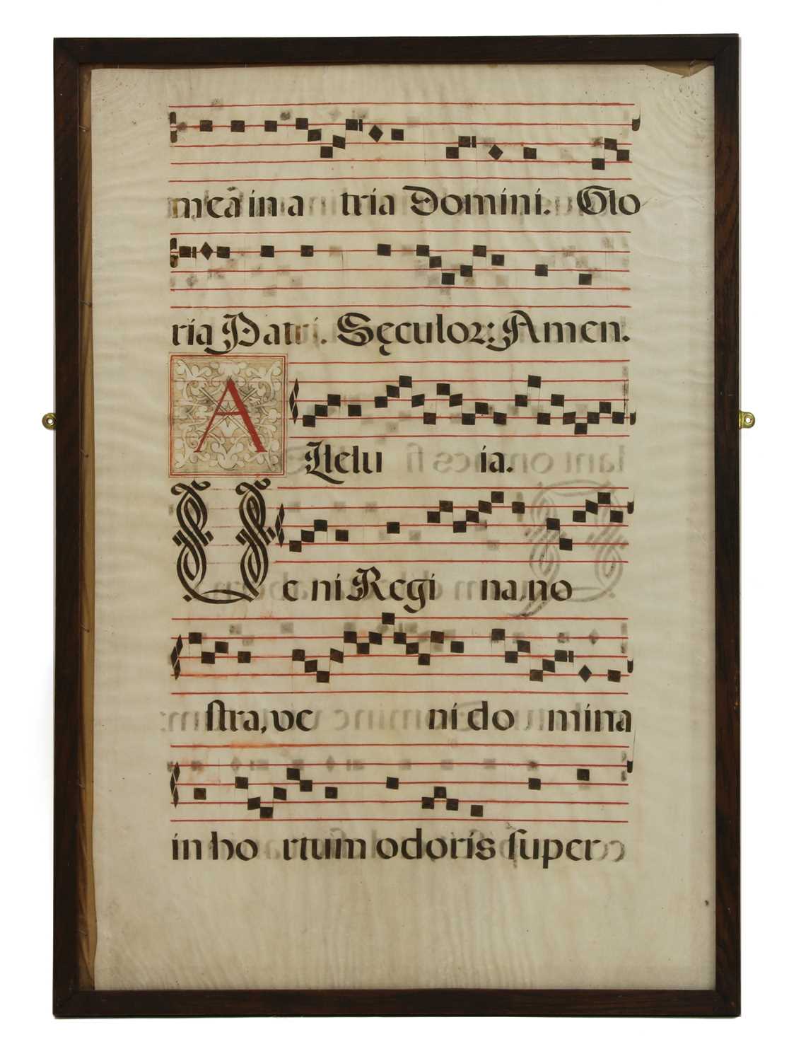 MISSal/MUSIC: A early double sided Missal sheet,