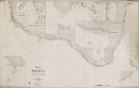 Four hydrographic charts of South America