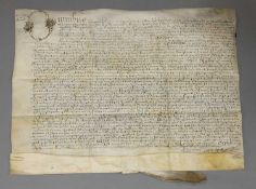 Large document in Latin on vellum, dated Nov. 1644,