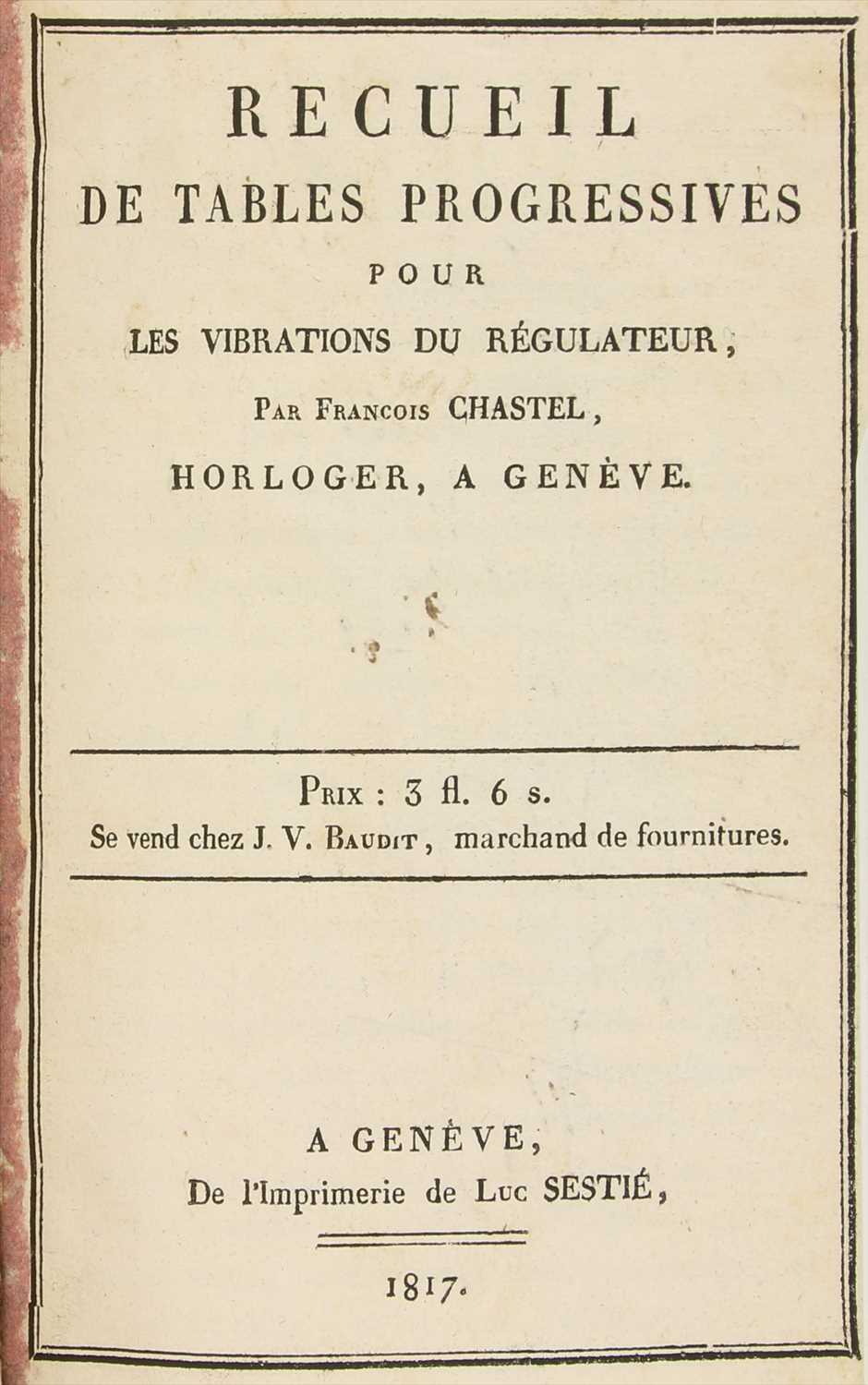 HOROLOGY: 1- Derham, William: Traite D'Horlogerie pour les montres et les pendules. - Image 4 of 4