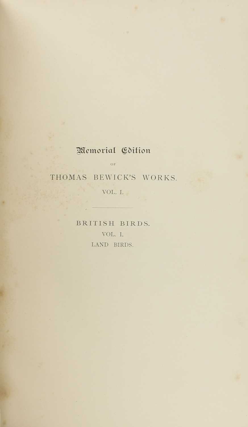 BEWICK, Thomas: The Works, in 5 volumes. - Image 2 of 2