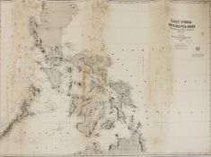 Four hydrographic charts of the East India Archipelago