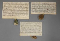 Three C14 Documents on Vellum: