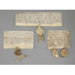 Three C13/14 Documents on Vellum: