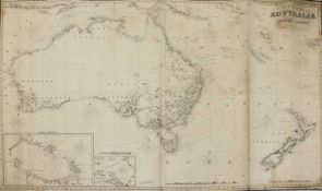 Three hydrographic charts of of Australia