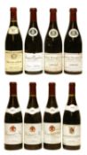 Assorted Red Burgundy: Beaune, 1er Cru, Domaine Latour, 1996, two bottles and six various others