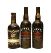 Royal Oporto, Vintage Port, 1970, one bottle; Offley Boa Vista, Vintage Port, 1972, two bottles