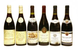 Assorted Red Burgundy: Corton, Grand Cru, La Maison Paulands, 1993, one bottle and five various