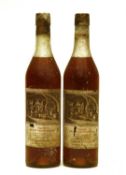 Delamain & Co., Cognac Grande Champagne, 1969, two bottles (capsules corroded? and label damage