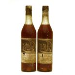 Delamain & Co., Cognac Grande Champagne, 1969, two bottles (capsules corroded? and label damage