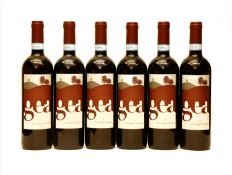 Rosso di Montalcino, Gea, Il Paradiso di Frassina, 2012, six bottles (boxed)