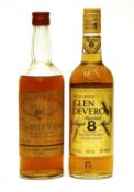 Glen Deveron 8 year old Single Malt Scotch Whisky and one other