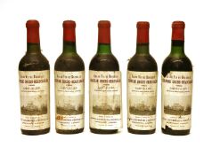 Château Ducru-Beacaillou, 2eme Cru Classe, Saint-Julien, 1962, five half bottles