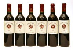 Chateau d'Aiguilhe, Comtes de Neipperg, Côtes de Castillon, 2000, six bottles