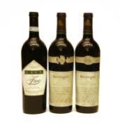 Cabernet Sauvignon, Beringer Vineyards, 1987 one bottle and Cain Five, 1987, one bottle