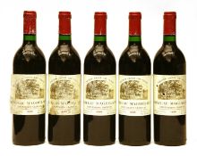 Château Magdelaine, Saint-Émilion Grand Cru, 1988, five bottles