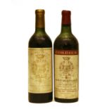 Chateau Gruaud Larose, 2eme Cru Classe, St Julien, 1955, one bottle and 1957 one bottle