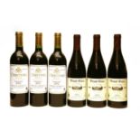 Rioja Gran Reserva, Prado Enea, 1998, three bottles, Rioja Reserva, Contino, 2001, three bottles