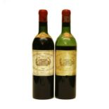 Chateau Margaux, 1er Cru Classe, Margaux, 1964, two bottles