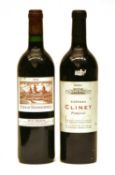 Assorted Bordeaux: Cos d'Estournel, 2eme Cru Classe, Saint-Estèphe, 1999 and Château Clinet,