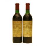 Chateau La Lagune, 3eme Cru Classe, Haut Medoc, 1968, two bottles