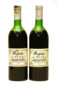 Penfolds, St Henri, Cabernet Shiraz, 1982, two bottles (MS, seepage)