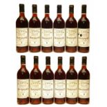 Domaine Cazes, Rivesaltes Vieux, 1980, twelve bottles