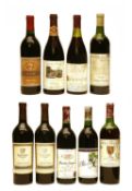 Assorted Bordeaux to include: Château Phelan Segur, 1973, one bottle and eight various other