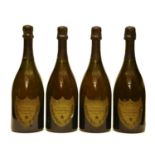 Dom Pérignon, Epernay, 1985, four bottles