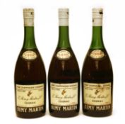 E. Rémy Martin & Co., Fine Champagne Cognac, V.S.O.P., three 24 fl. oz. bottles
