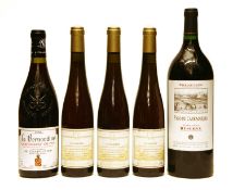 Miscellaneous Wines: Condrieu, Francois Villard, 1999, three 50cl bottles and two various others