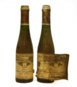 Wehlene-Zeltinger Sonnuhr, Eiswein Spätlese, Prum, 1956, 2 half bottles