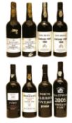 Assorted Port to include: Taylors, Quinta de Vargellas, 1978, two bottles and six various others