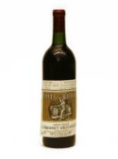 Cabernet Sauvignon, Heitz Wine Cellars, No. 16447, Napa Valley, 1981, one bottle