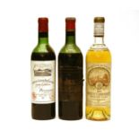 Assorted Bordeaux to include: Château de Ville George, Haut Medoc, 1961 and two others