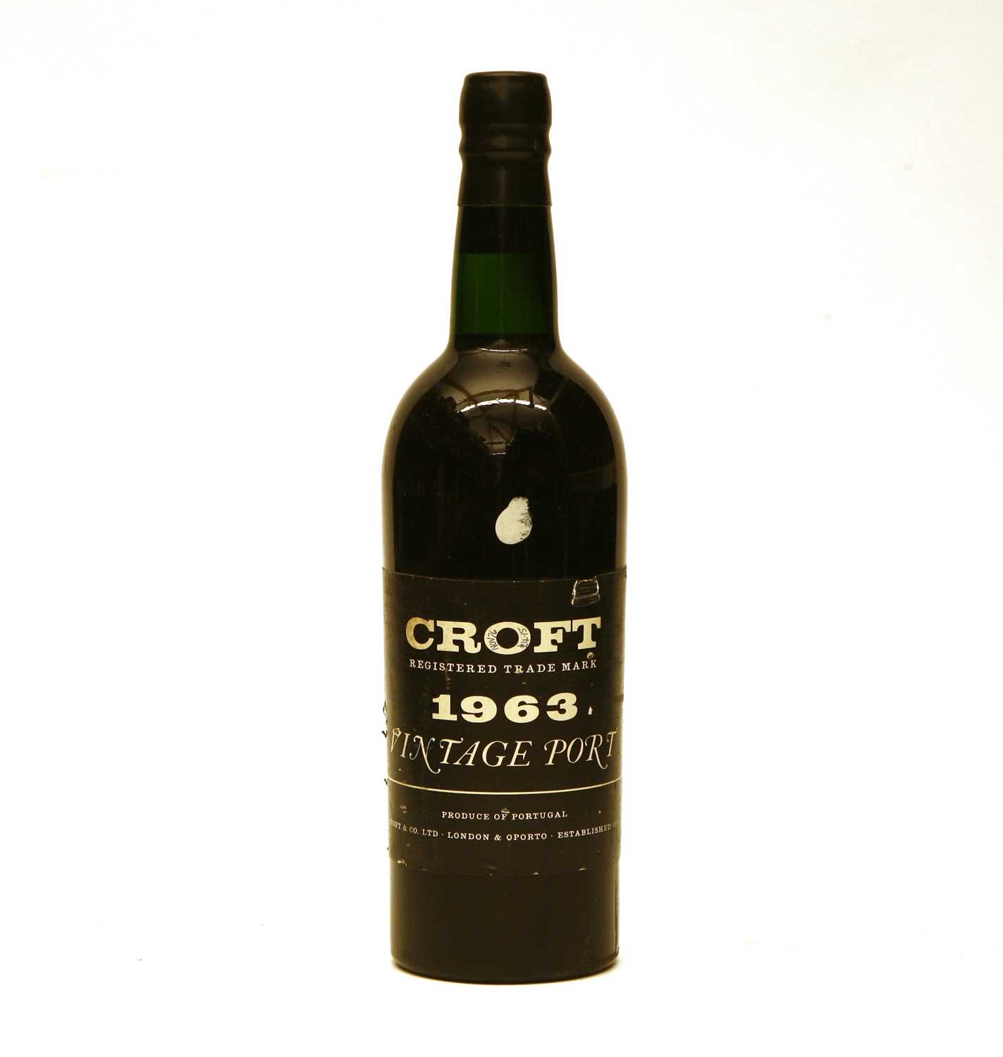 Croft, Vintage Port, 1963, one bottle