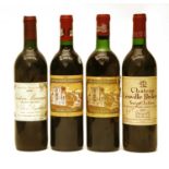 Assorted Bordeaux: Chateau Ducru Beaucaillou, 1972 and 1989, one bottle each, plus two other