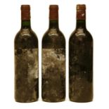 Chateau Cos d'Estournel, 2eme Cru Classe, Saint-Estèphe, unknown vintage, three bottles