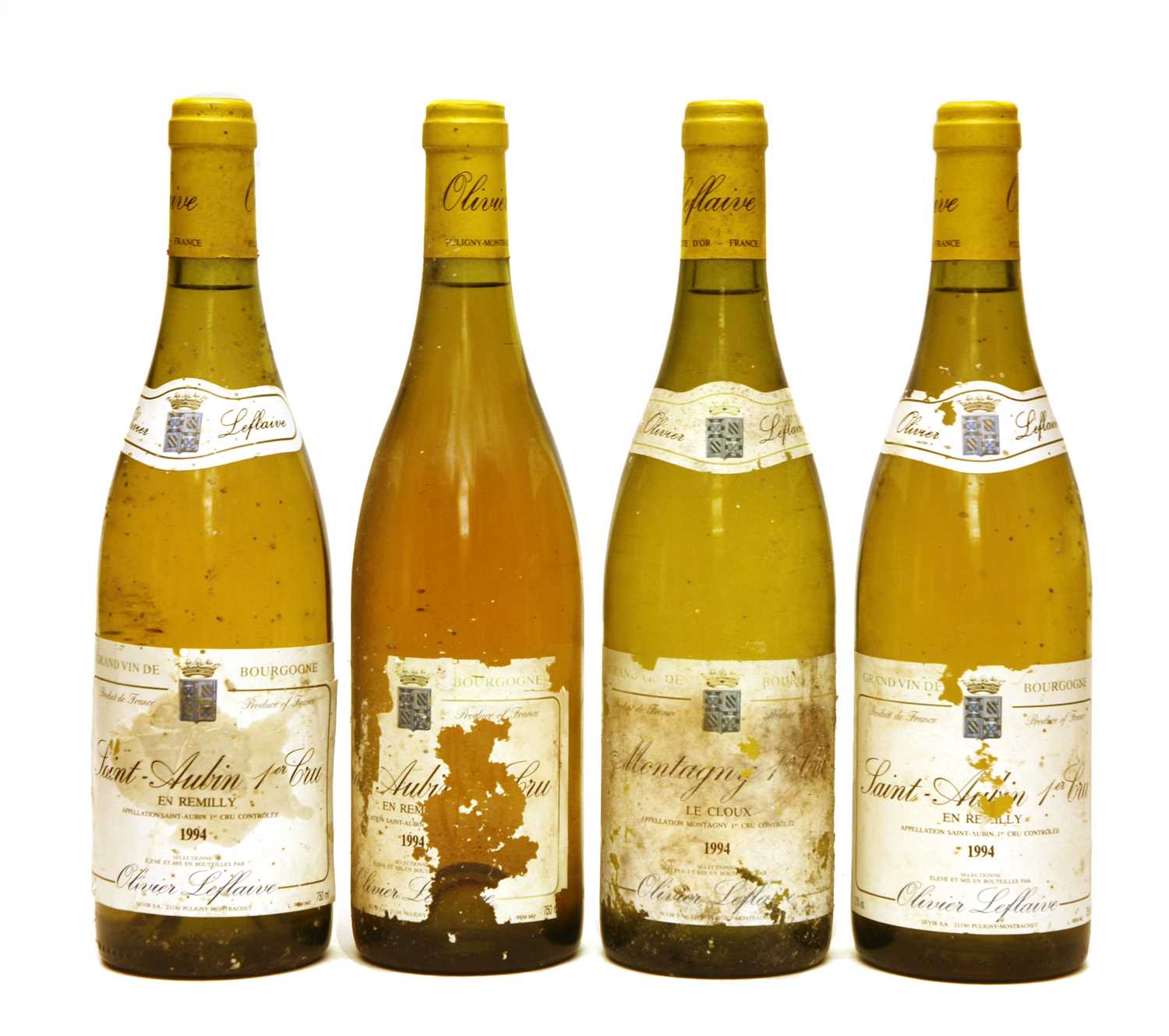 Saint-Aubin, 1er Cru, En Remilly, Olivier Leflaive, 1994, four bottles