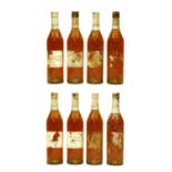 Chateau de Lacaze, Bas Armagnac, 1981, eight bottles (capsule and label damage, two labels lacking)