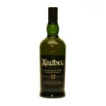 Ardbeg, Guaranteed 17 Years Old, Single Islay Malt Scotch Whisky, one bottle (boxed)