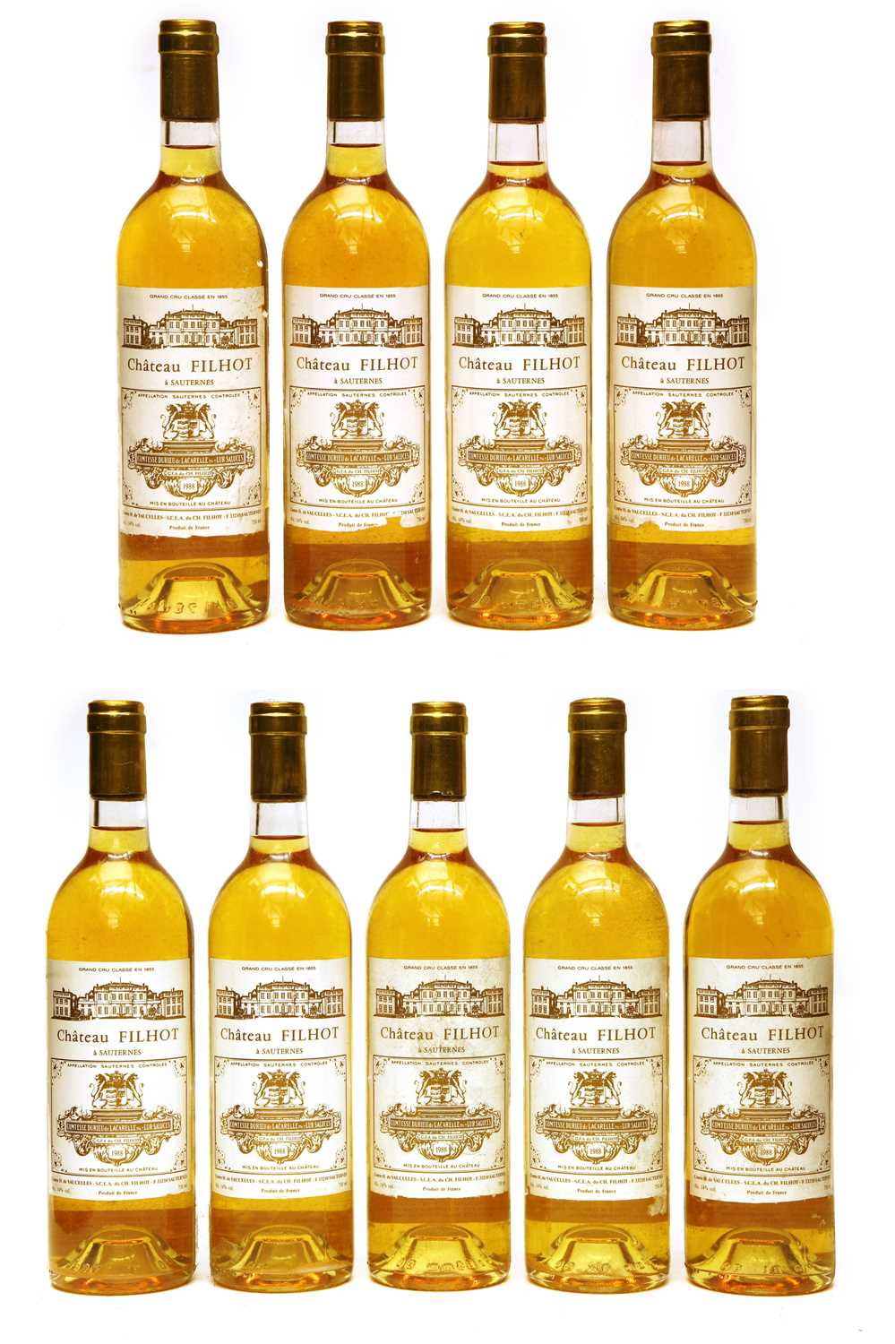 Chateau Filhot, 2eme Cru Classe, Sauternes, 1988, 9 bottles