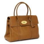 A Mulberry 'Bayswater' tan Darwin leather handbag,