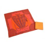 An Hermès silk scarf