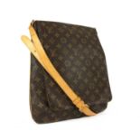 A Louis Vuitton monogrammed canvas 'Musette' shoulder bag,