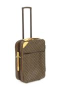 A Louis Vuitton monogrammed canvas 'Pégase Légère 55' suitcase,