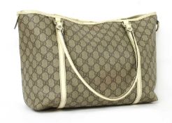 A Gucci beige coated canvas 'Joy' tote,