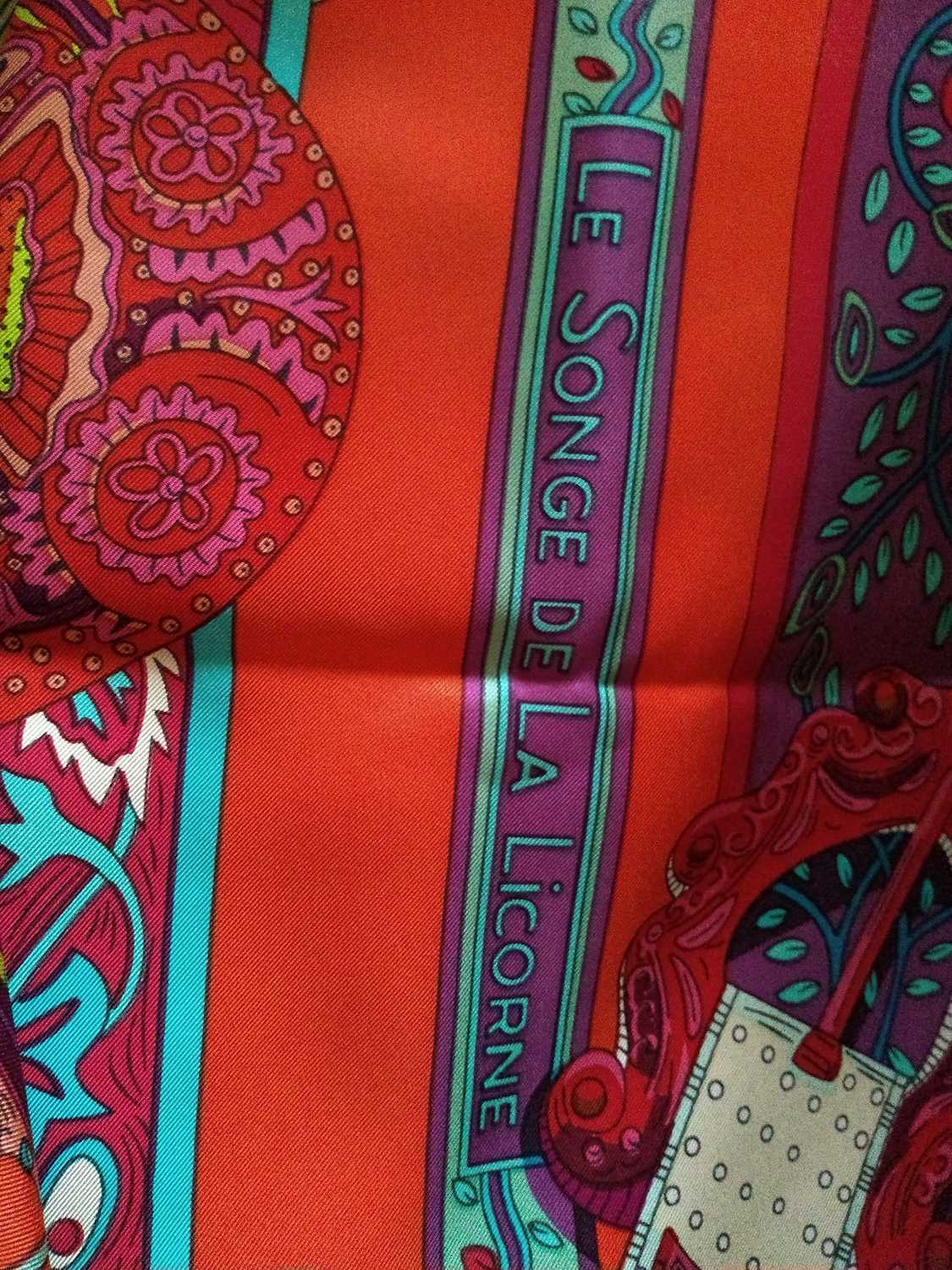 An Hermès large silk scarf - Image 6 of 8