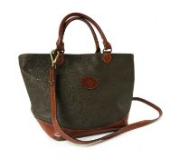 A small Mulberry Scotchgrain 'Hellier' tote,